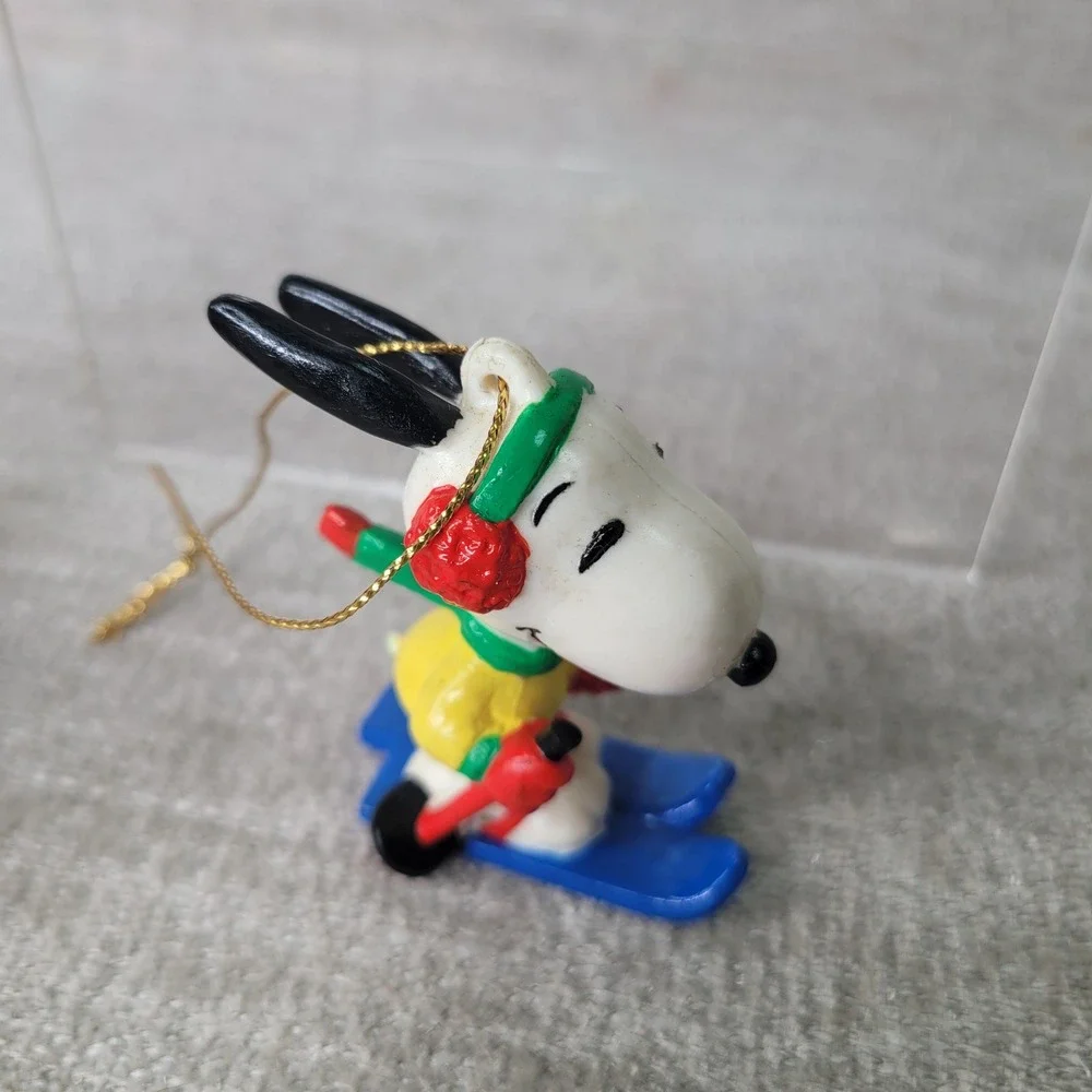 Vintage Peanuts Snoopy Charlie Brown Christmas Ornament 5pc Kurt Adler Figurine